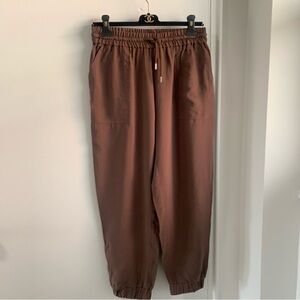 Zara women’s Chocolate Brown Joggers